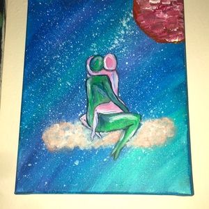 Outer space wall art